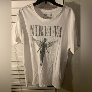 FREE PEOPLE X LIVE NATION  NIRVANA GRAPHIC TEE SHIR